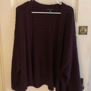 Kendall & Kylie Maroon Cardigan